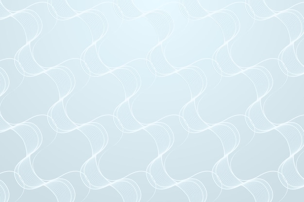Padrão abstrato de onda perfeita em um fundo azul claro
