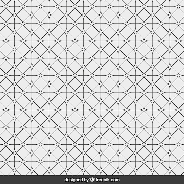Vetor grátis padrão abstrato geométrico