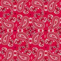 Vetor grátis padrão bandana paisley