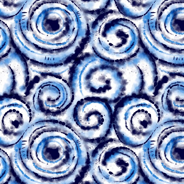 Padrão de aquarela shibori