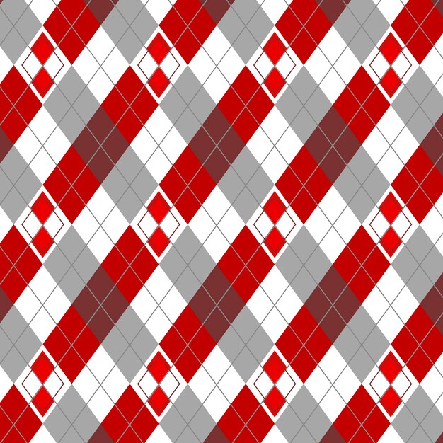 Padrão de argyle clássico de design plano