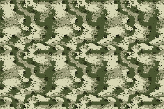 Padrão de camuflagem digital de design plano