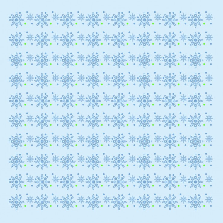 Vetor grátis padrão de flocos de neve