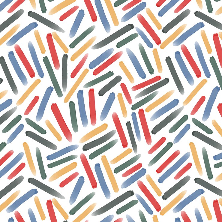 Vetor grátis padrão de linhas abstratas em aquarela