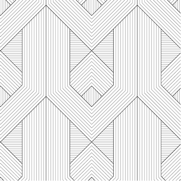Vetor grátis padrão de linhas abstratas planas lineares