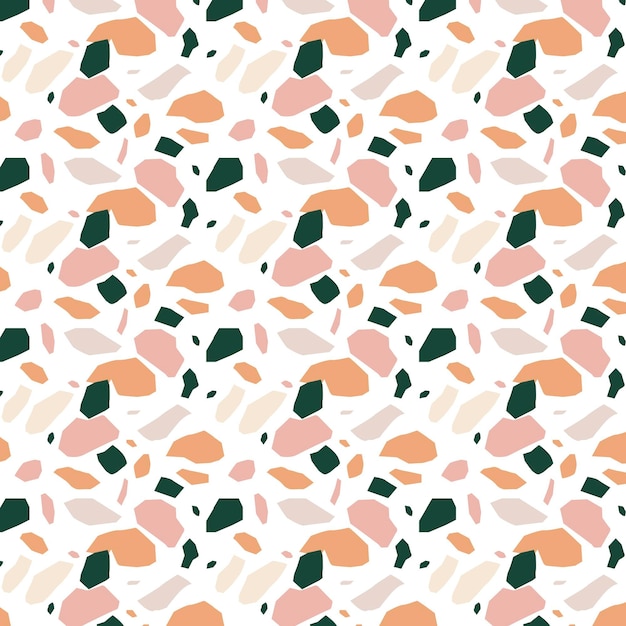Padrão de mosaico colorido de design plano