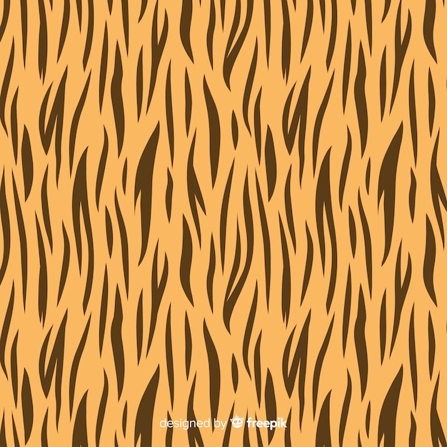 Vetor grátis padrão de tigre listra