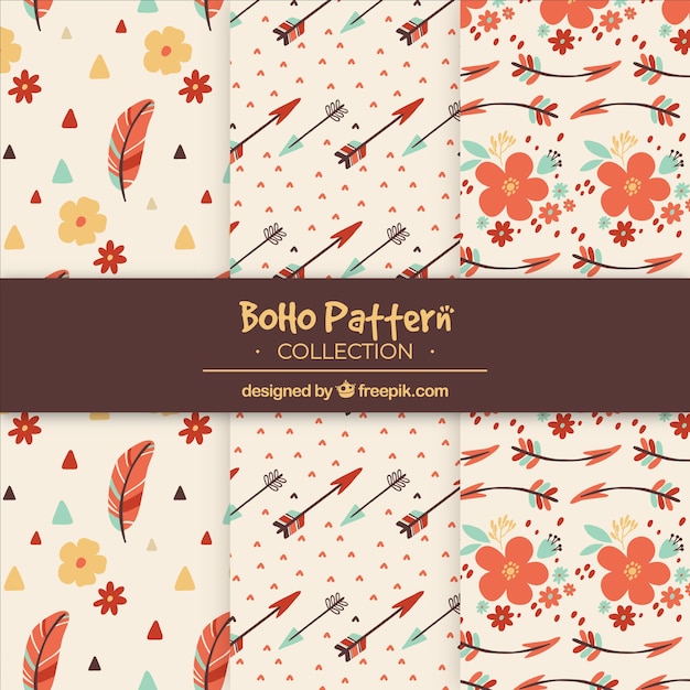 Padrão decorativo no estilo boho