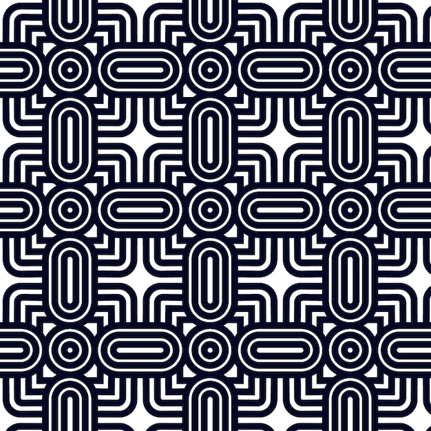 Padrão monocromático de design plano