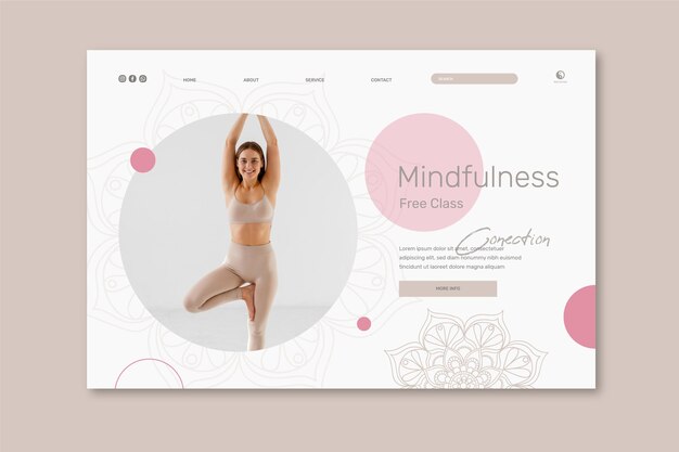 Página inicial de meditação e atenção plena