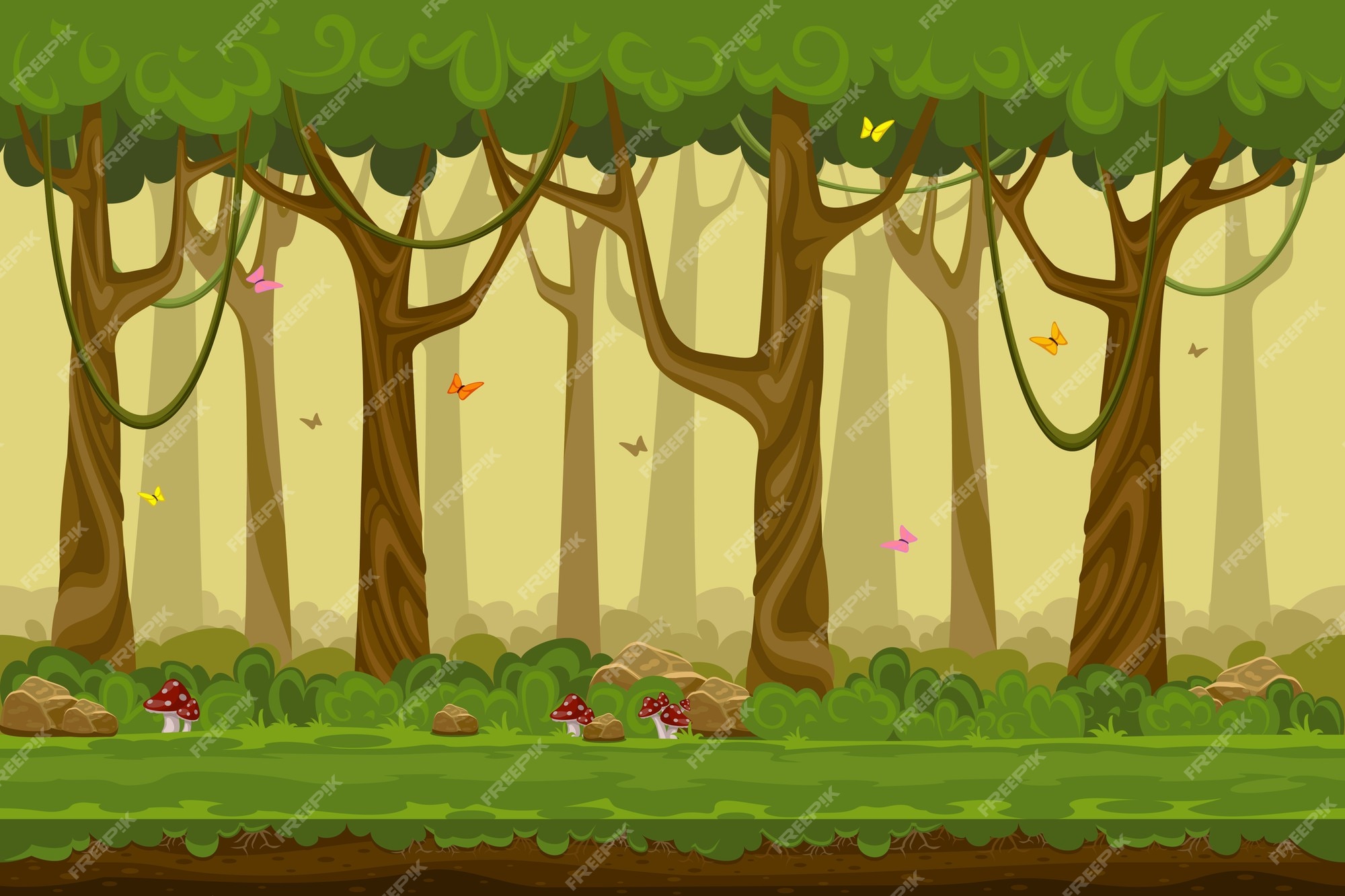 Jogo Paisagem Desenhos Animados Sem Costura Fundo, Jogos, Panorama, Desenho  Animado Imagem de plano de fundo para download gratuito