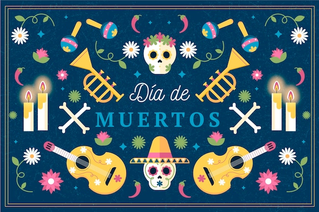 Papel de parede dia de muertos