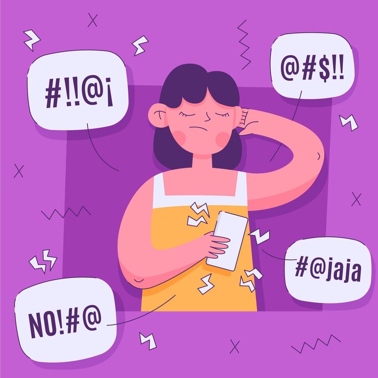 Vetor grátis pare o conceito de bullying