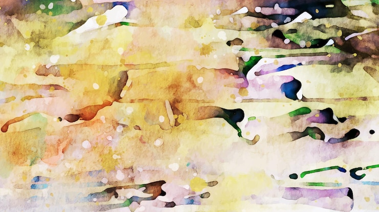 Vetor grátis parede de textura aquarela de cor misturada
