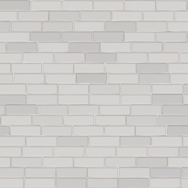Vetor grátis parede de tijolos fundo branco