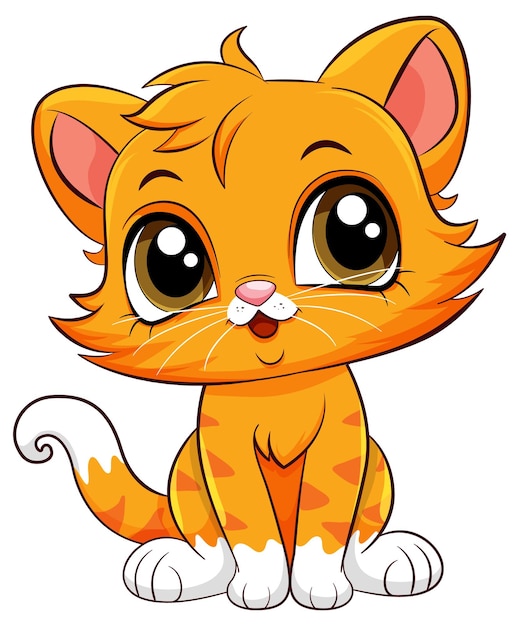 Gato gatinho andando dos desenhos animad, Premium Vector #Freepik  #vector #carater #desenho-animado #animal #gato