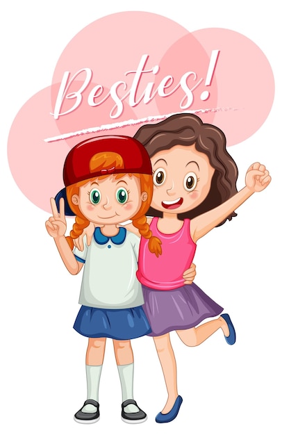 BFF Coloring Pages  Mejores amigas dibujo, Dibujos de amistad faciles,  Dibujos bonitos