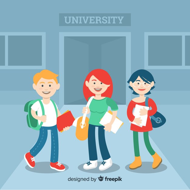 Pessoas que vão para a universidade