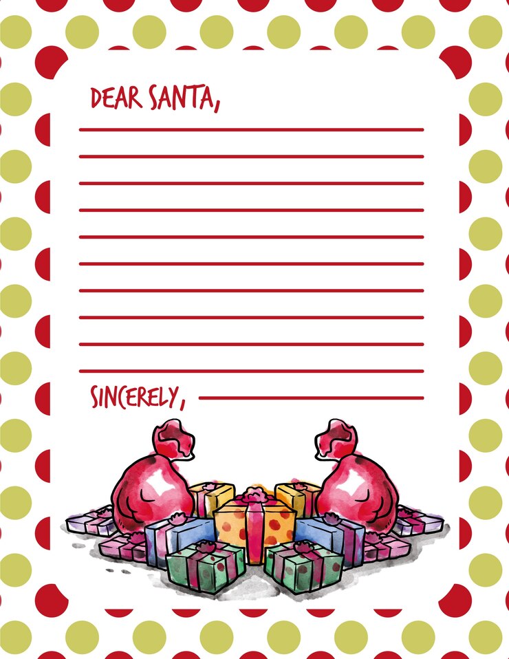 Vetor grátis pintados à mão letra de santa claus