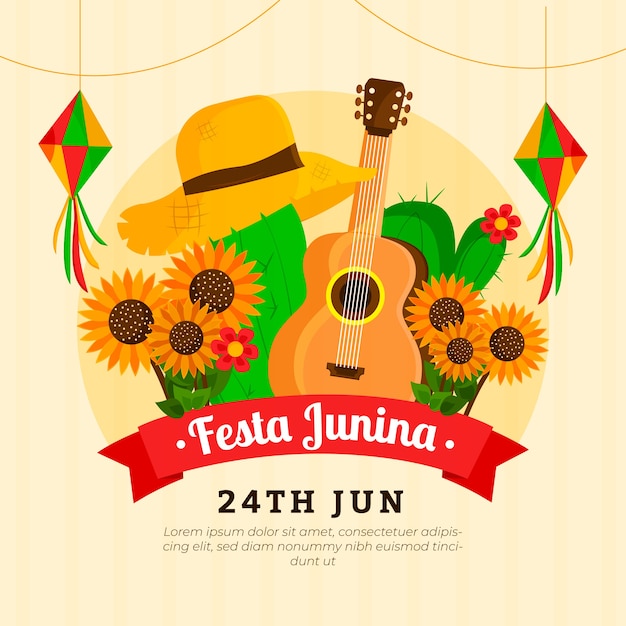 Plano de festa junina fundo