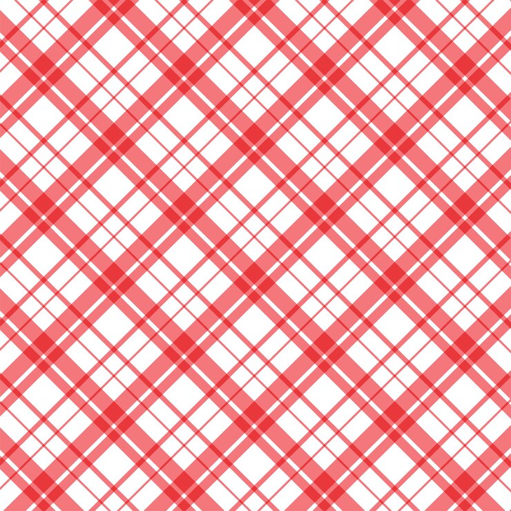 Vetor grátis plano de fundo com tema de natal com padrão xadrez vermelho