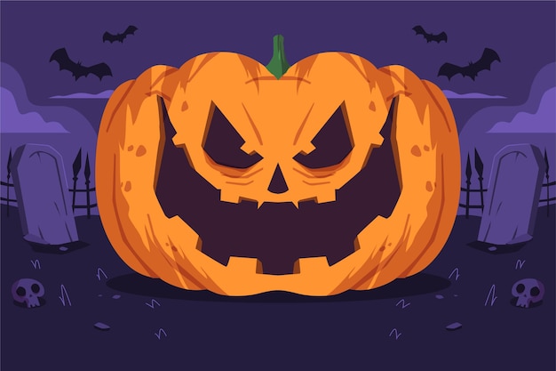 Plano de fundo de halloween de design