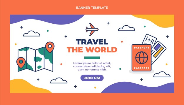 Plano de fundo de venda de viagens