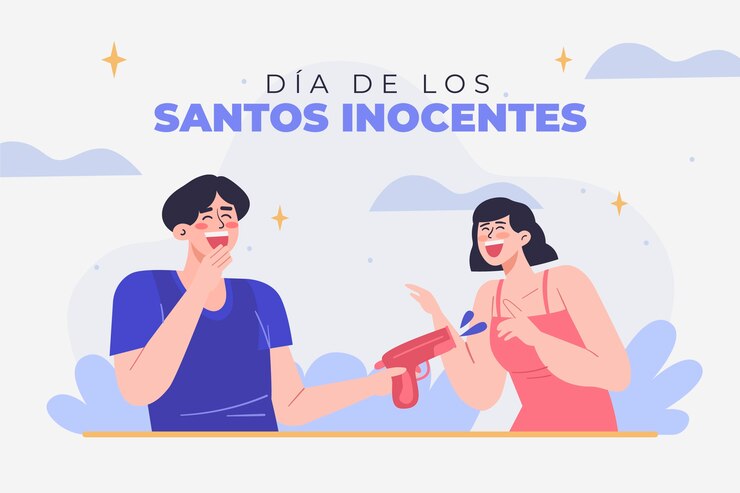 Vetor grátis plano de fundo dia de los santos inocentes