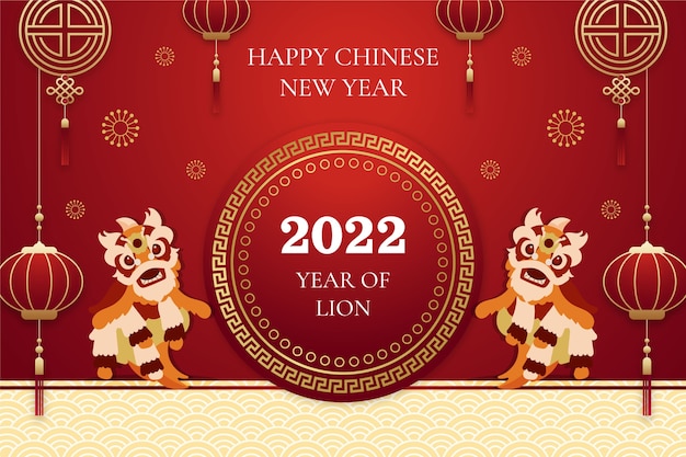 Plano de fundo do ano novo chinês