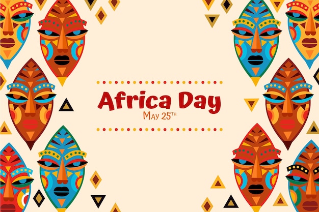 Plano de fundo do dia da áfrica