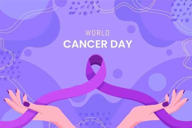 Plano de fundo do dia mundial do câncer
