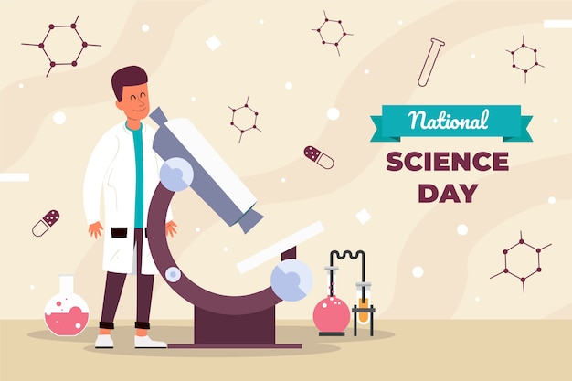 Plano de fundo do dia nacional da ciência