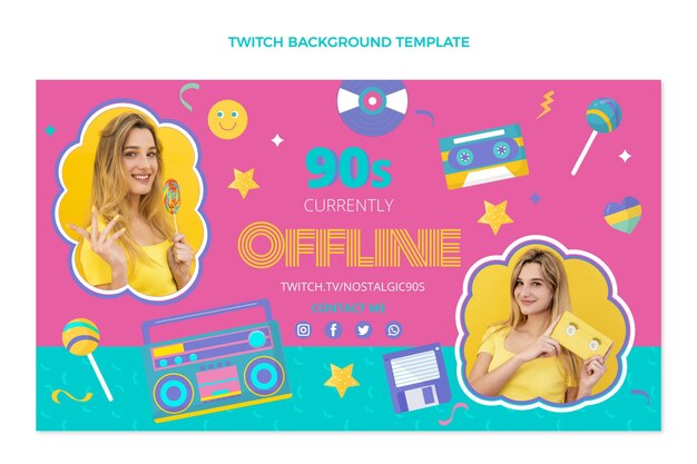 Plano de fundo do festival de música dos anos 90