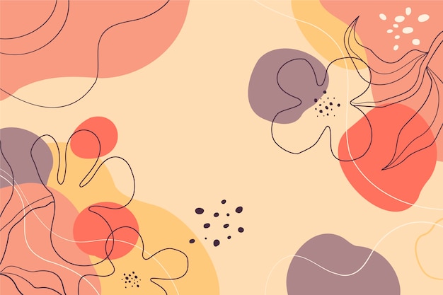 Plano de fundo doodle abstrato