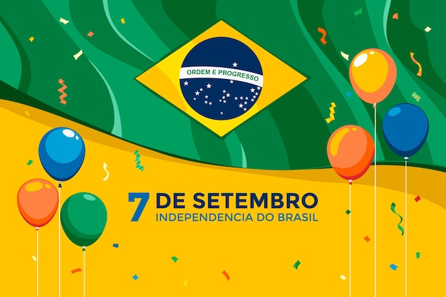 Plano de fundo para celebração de 7 de setembro