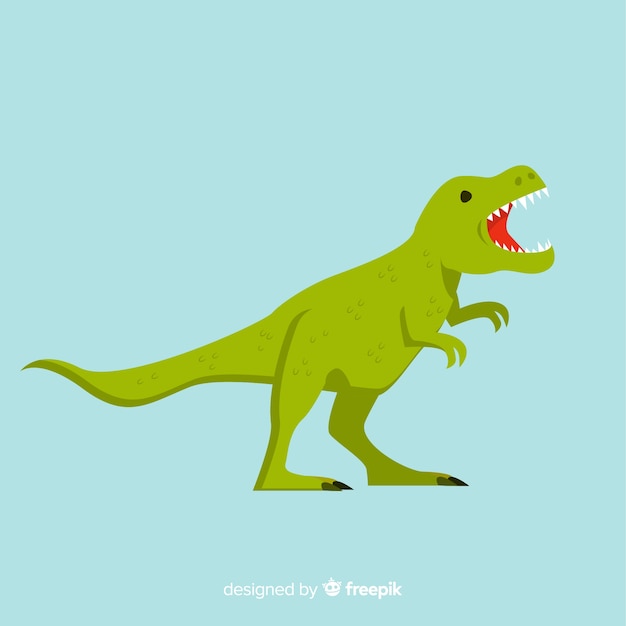 Vetor grátis plano de fundo t-rex