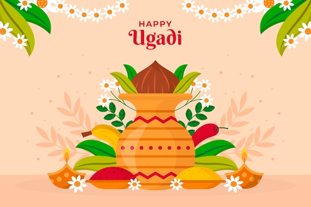 Plano de fundo ugadi