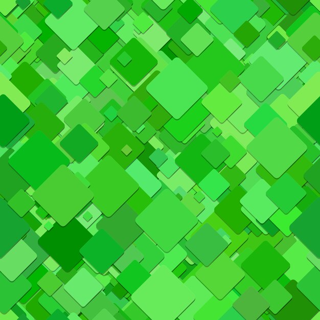 Plano de mosaico de quadrados verdes