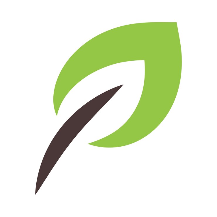 Vetor grátis planta de folha verde desenhada à mão