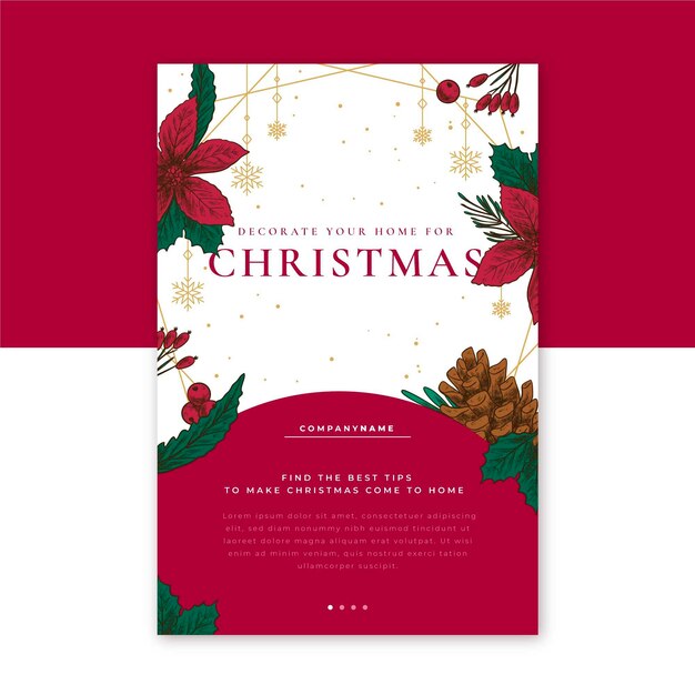 Postagem criativa do blog de natal