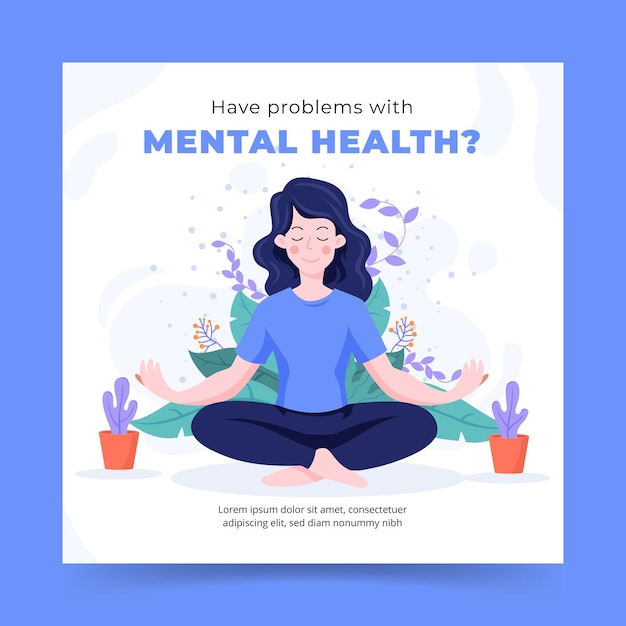 Postagem detalhada no facebook sobre saúde mental