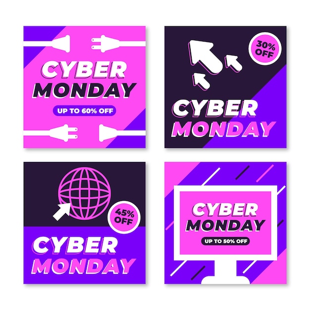 Postagens do instagram de cyber monday