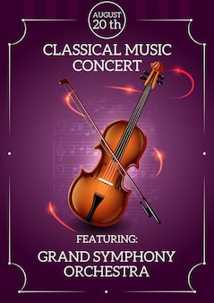 Poster de música clássica