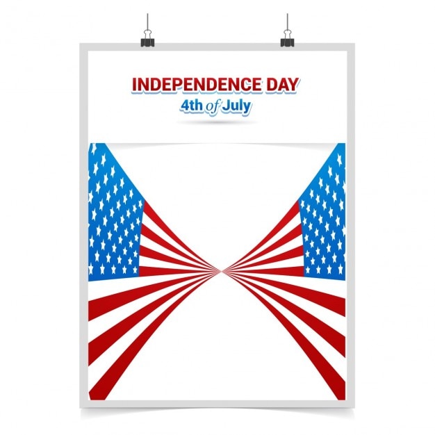 Poster dia da independência dos eua