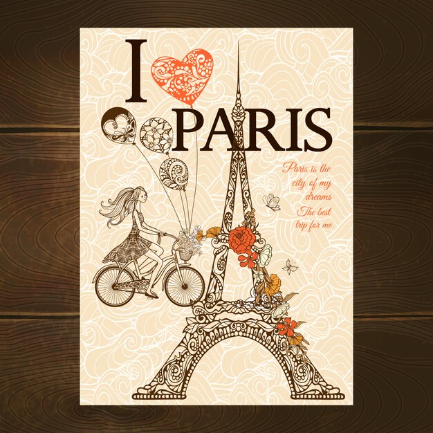 Poster Vintage Paris