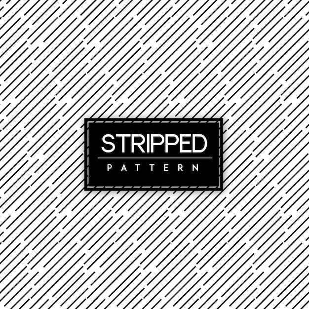 Preto e branco Stripped Seamless Pattern Background