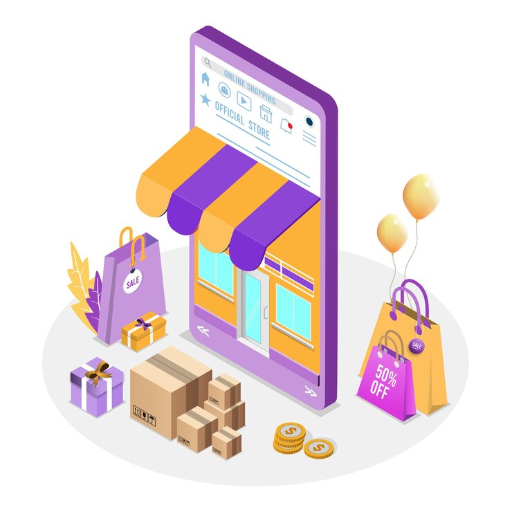 Vetor grátis processo on-line de compras e pagamento no computador smartphone e tablet