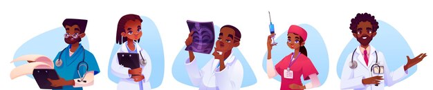 profissionais médicos africanos