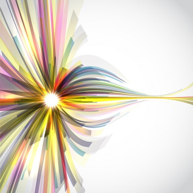 Vetor grátis projeto abstrato do fundo usando cores do arco-íris