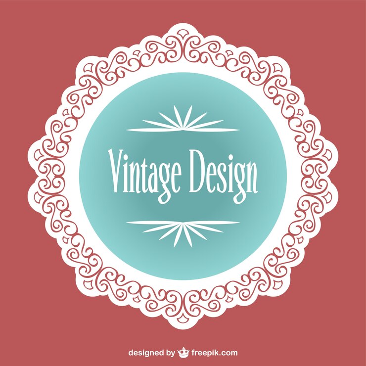 Vetor grátis projeto da etiqueta do laço do vintage